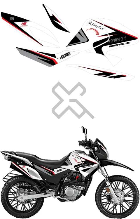 White Curves Edition Full Body Sticker Compatible with Impulse | Printed In Premium Matte Vinyl With FPF (Fade Protection Film), Waterproof, Precut Sticker, Pack Of 1 Compatible with Both Side